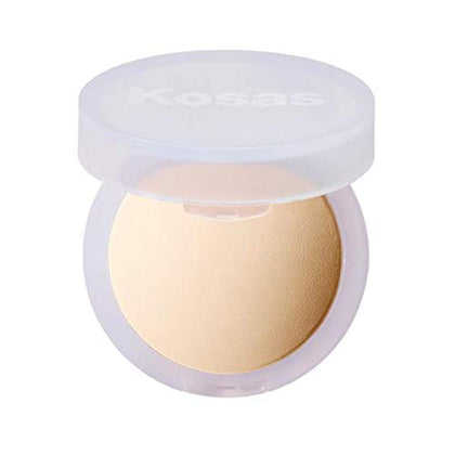 Kosas cloud set front pan showing translucent powder and soft matte benefit
