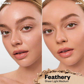 Kosas Cloud Set open pan close-up highlighting baked texture for soft blendability