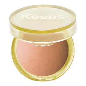 Kosas front pan showing baked bronzer tone and natural glow benefit