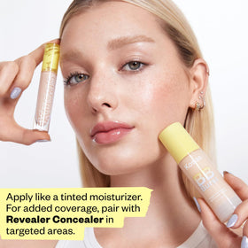 Kosas in bathroom setting illustrating everyday natural makeup routine
