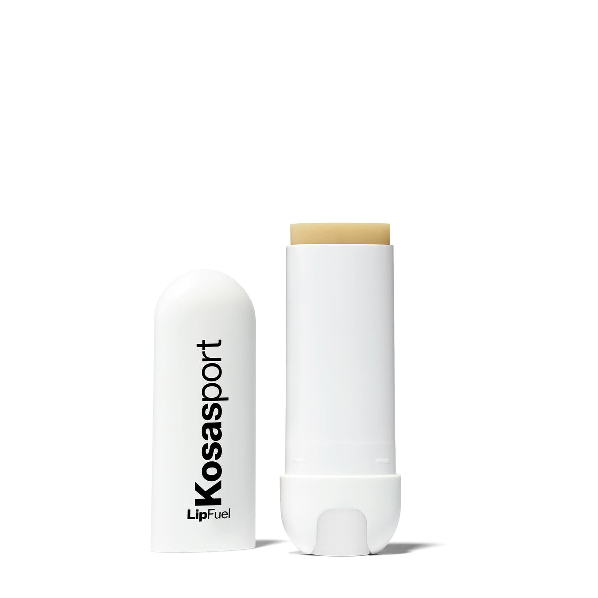 Kosas Lipfuel before and after lips showing visible smoothing and improved hydration