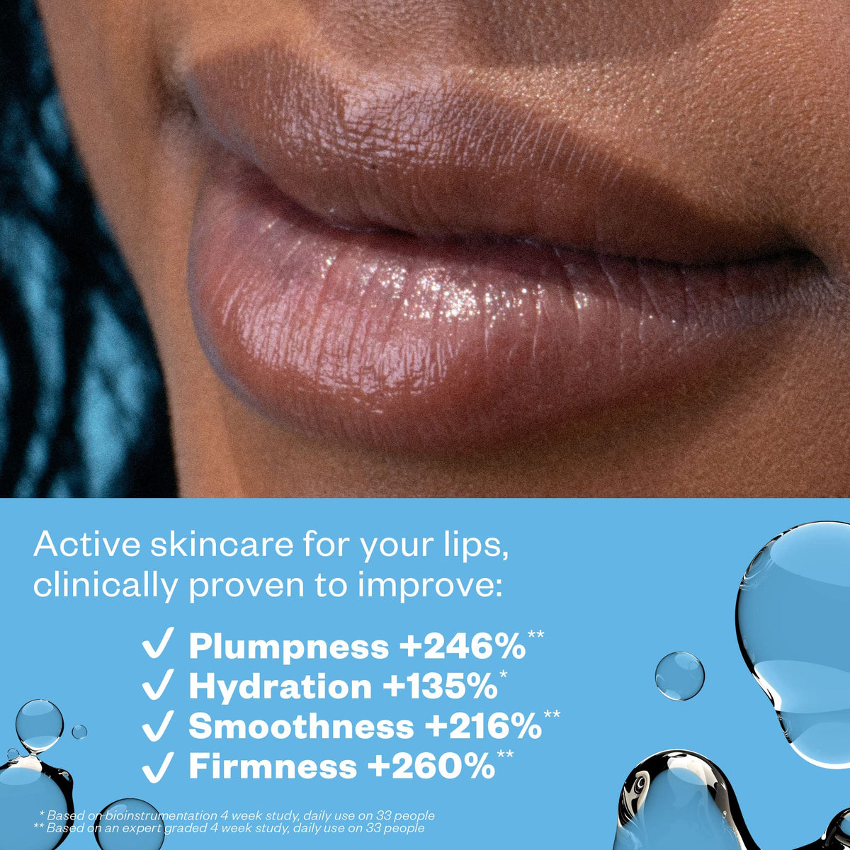 Kosas Lipfuel slim applicator detail reaching lip corners for precise application benefit