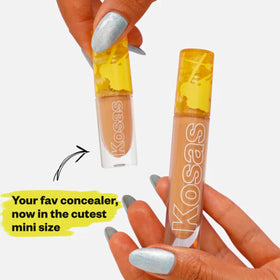 Kosas mini revealer swatch tone 03 on arm showing medium coverage and match