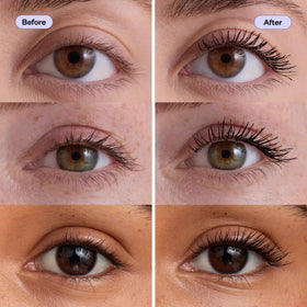 Kosas mini Soulgazer wand brush detail hugging lashes for precise lift