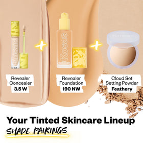 Kosas open cap showing applicator tip for precise, mess-free use