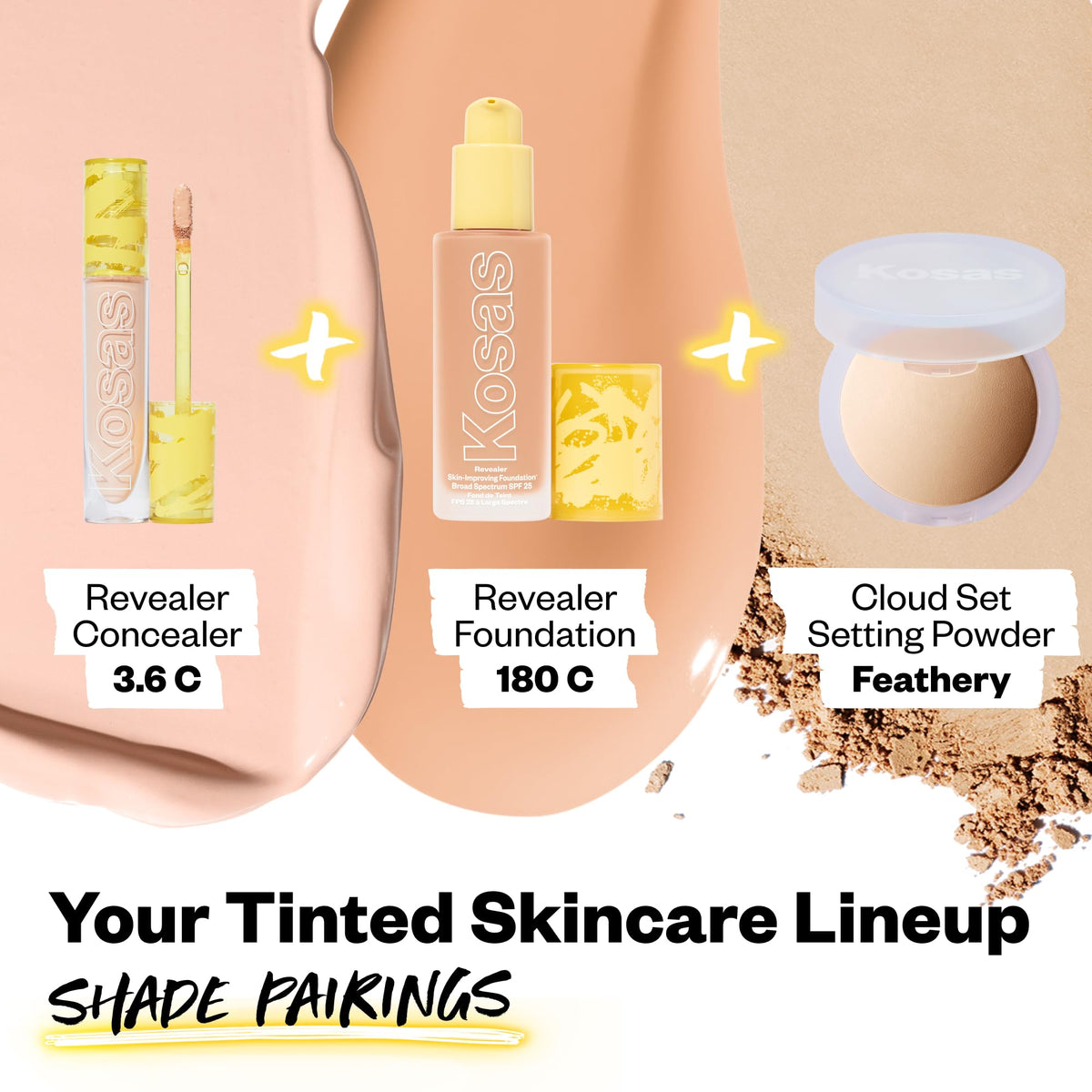 Kosas Revealer tube label and ingredient list showing clean-beauty formulation transparency