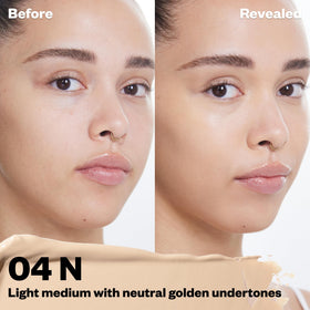 Kosas concealer doe-foot applicator closeup for precise placement