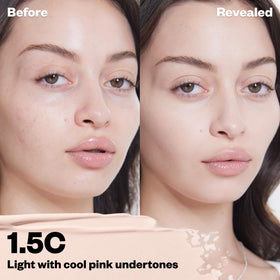 Kosas concealer wand with doe-foot applicator delivering precise coverage benefit