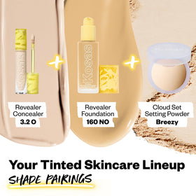 Kosas product label focused on ingredients highlighting hyaluronic acid benefit