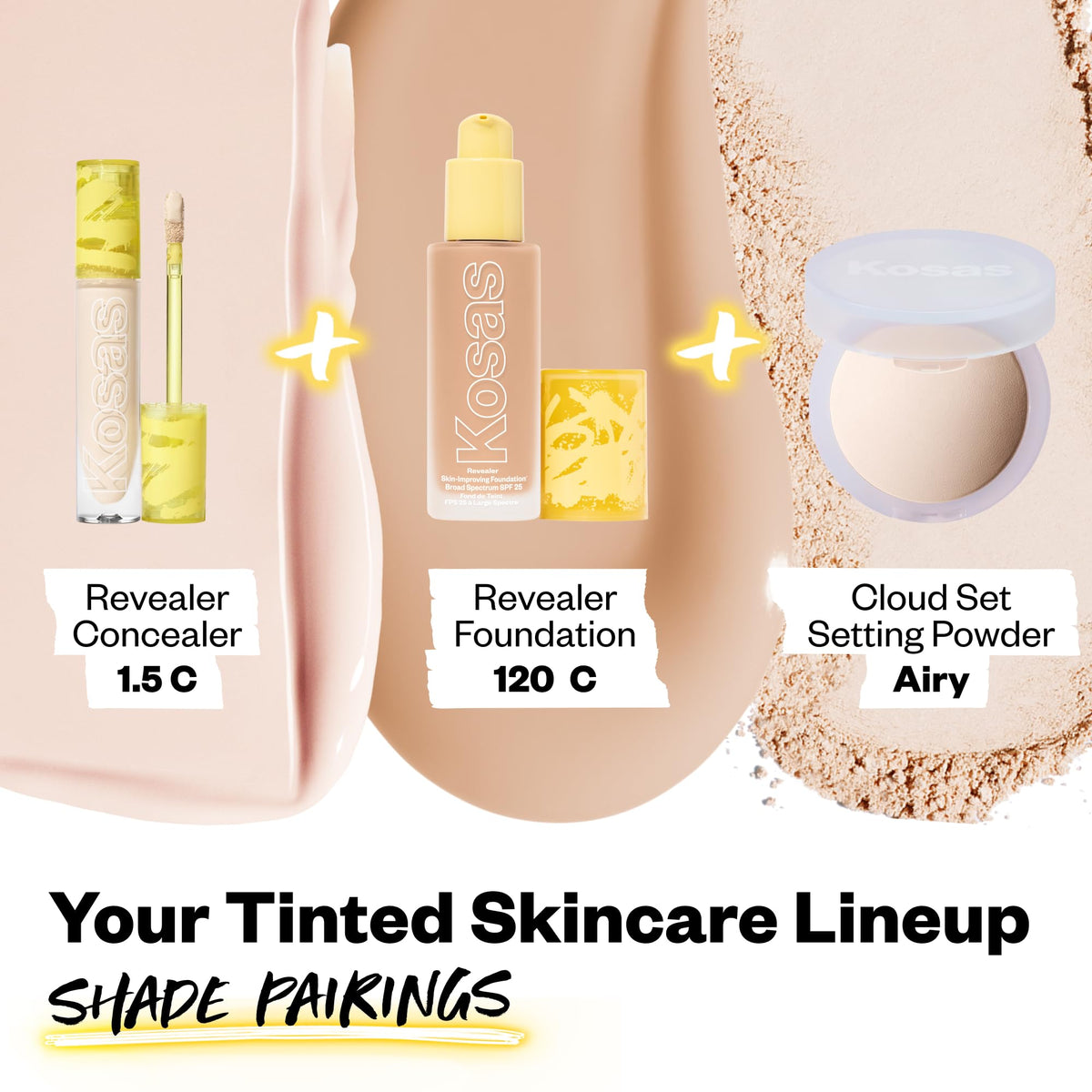 Kosas concealer tube held in hand for scale showing travel-friendly size benefit