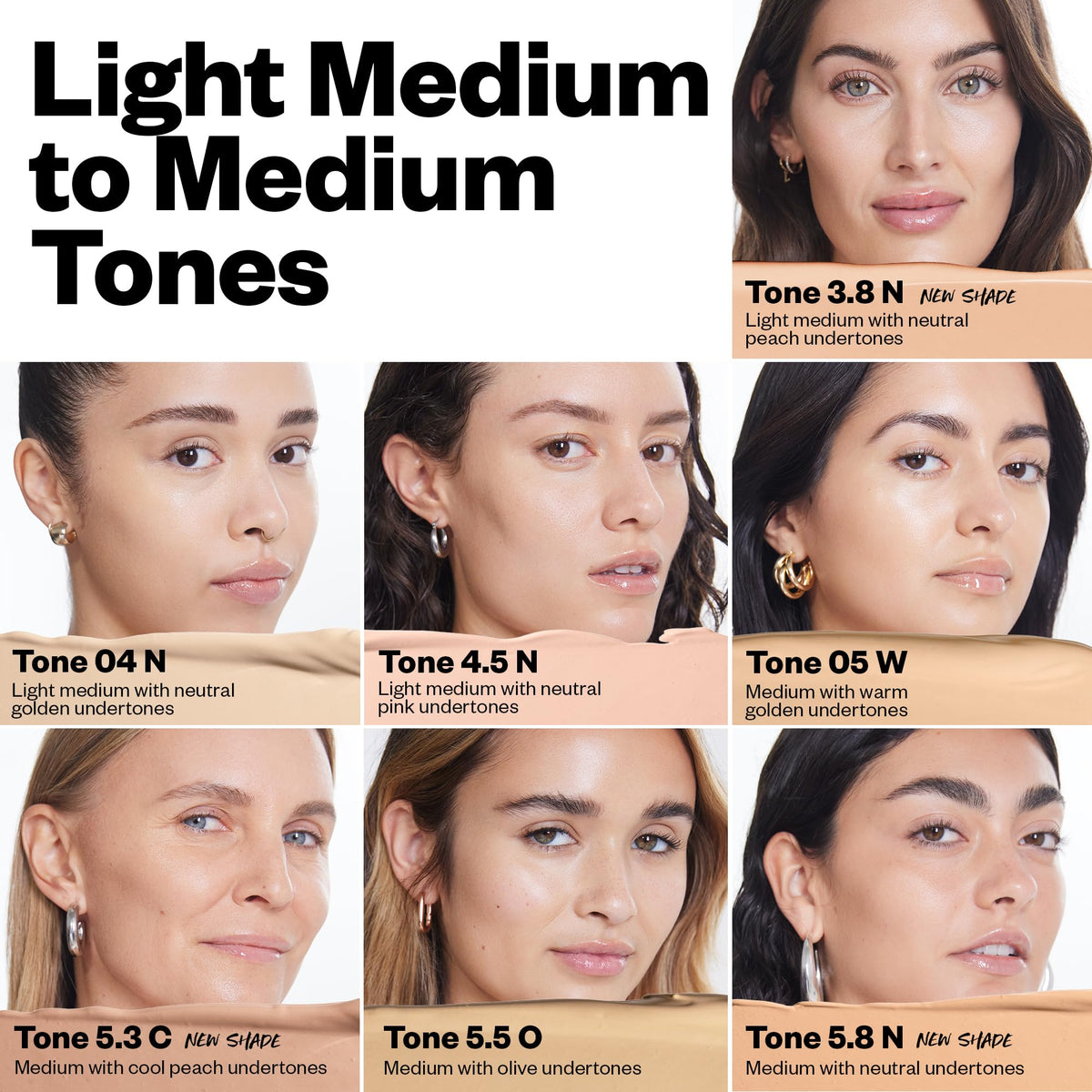 Kosas concealer texture swatches demonstrating blendable medium coverage