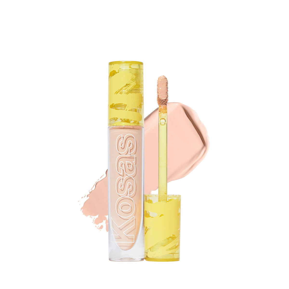 Kosas Revealer front packaging showing sleek tube and shade label, easy identification benefit