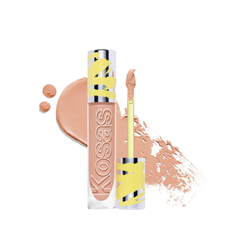 Kosas Revealer front packaging showing product tube and label, brightening benefit