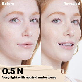 Kosas Revealer open wand showing cream texture and blendability