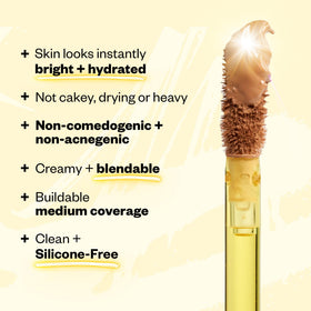 Kosas Revealer swatch of Tone 3.6 C on arm showing true-to-skin color match benefit