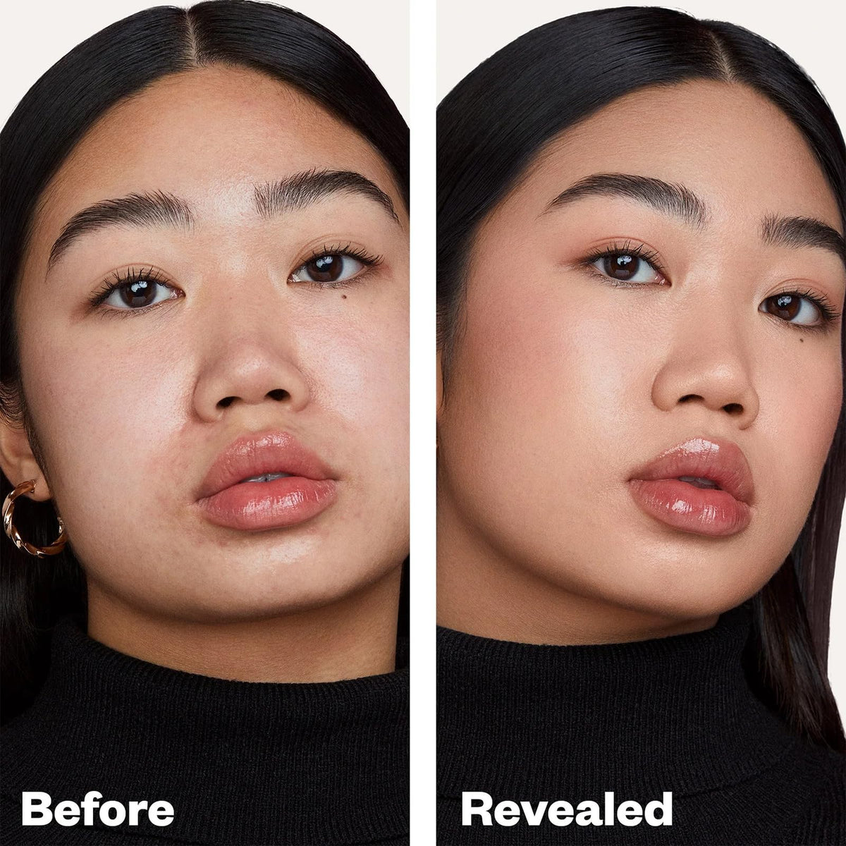 Kosas Revealer creamy texture close-up highlighting hydrating finish