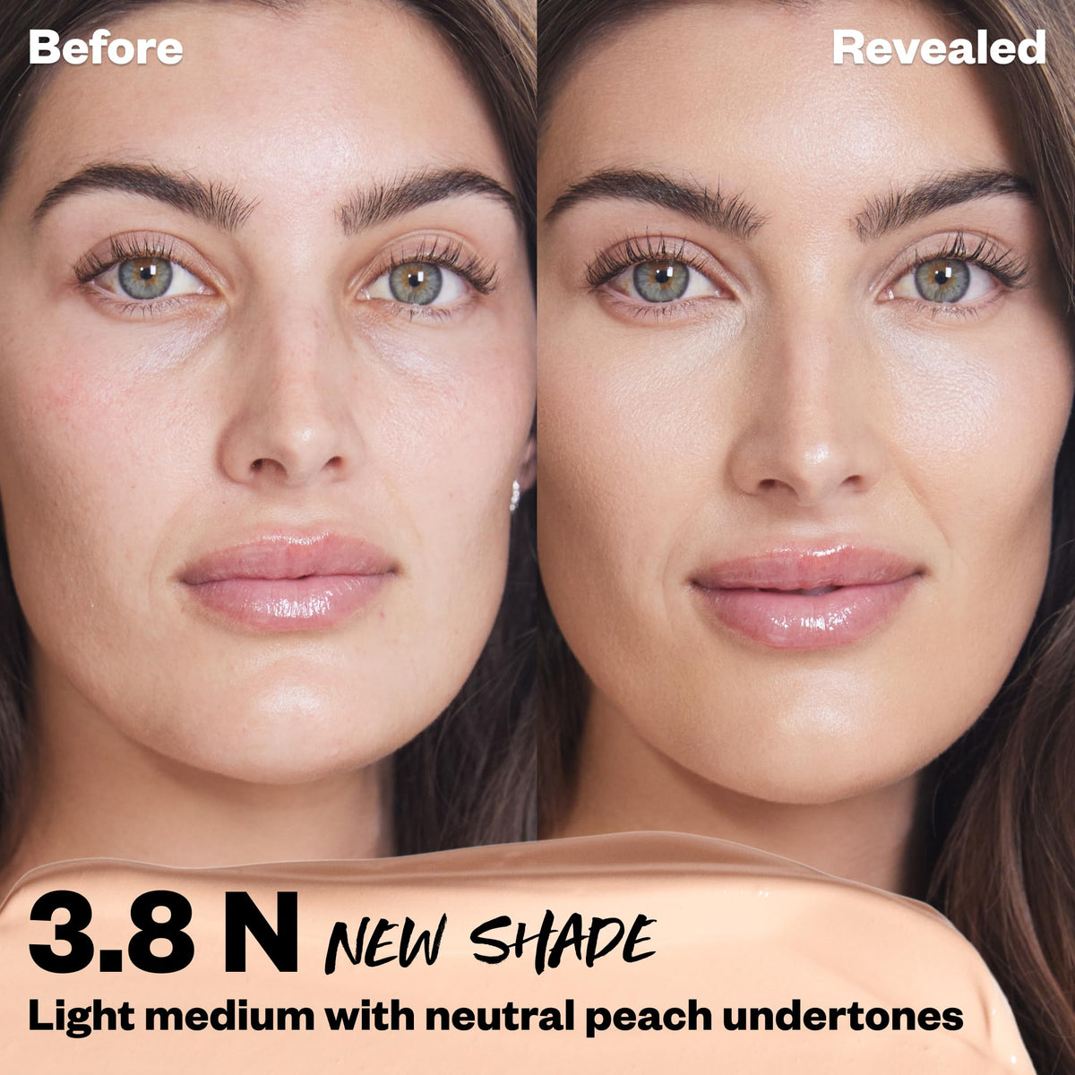 Kosas Revealer wand close-up applying concealer for precise coverage