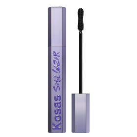 Kosas Soulgazer front packaging showing sleek tube and label, highlights portability