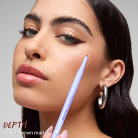 Kosas Soulgazer pencil tip close-up for precise, smooth application