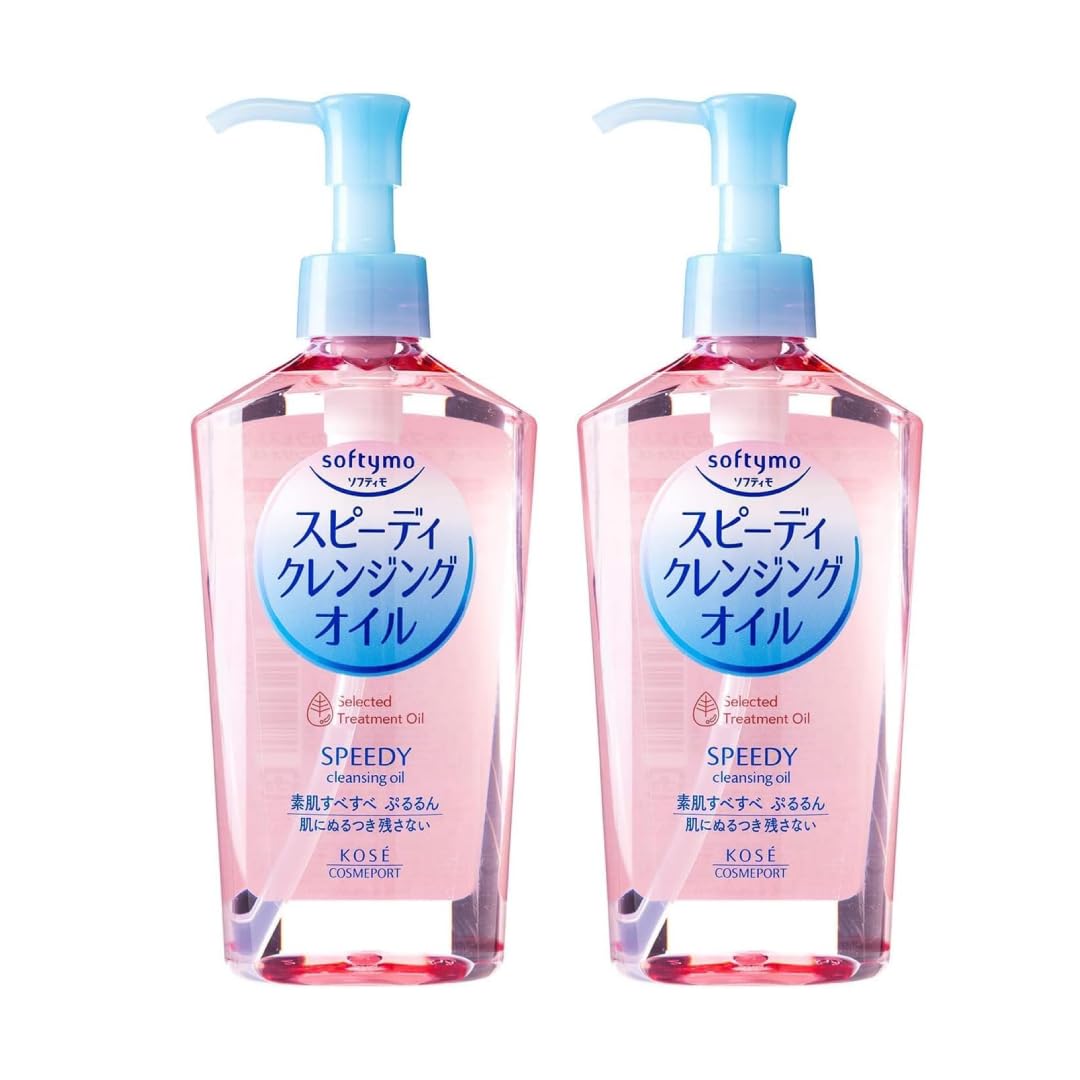 Kose Softy mo front packaging pack of two shows bottles and product benefit