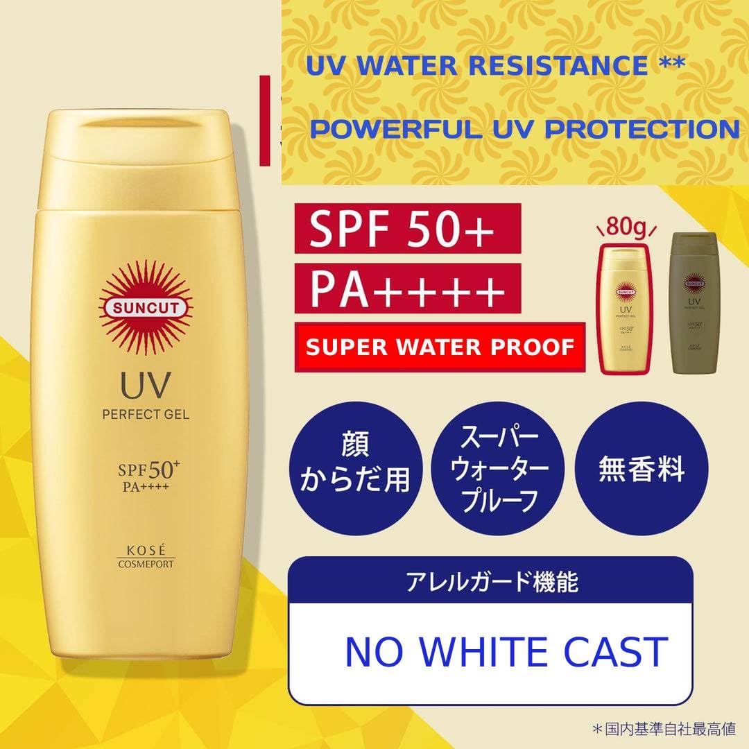 KOSE SUNCUT on a table during outdoor activity highlighting water-resistant everyday use