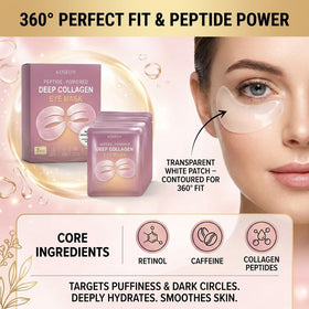 koseon ingredients display with collagen peptides and hyaluronic acid