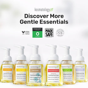 kosmatology row of small-batch bottles, artisanal quality assurance