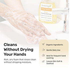 kosmatology texture foam close-up showing airy lather that rinses clean and moisturizes