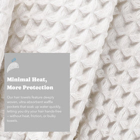 KOSMU wrap draped in a spa setting conveying luxury comfort and quick-dry performance