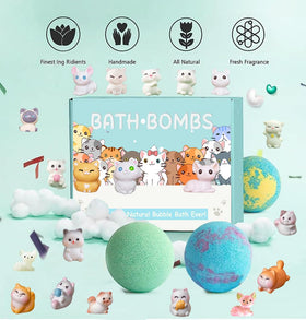 kottke parent and child enjoying bath time with fizzing bomb, encourages bonding