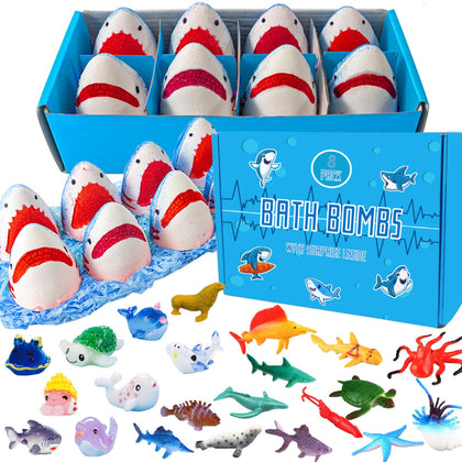 Kottke front packaging showing eight colorful bath bombs and surprises, playful gift appeal