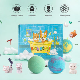 Kottke size comparison next to ruler showing compact bath bomb dimensions benefit