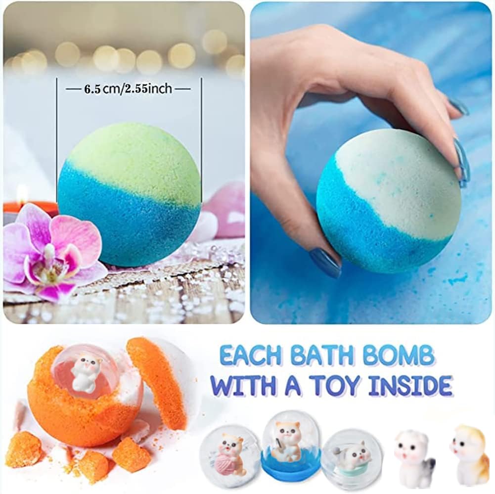 kottke toy revealed in water after fizzing bath bomb, promotes playful discovery