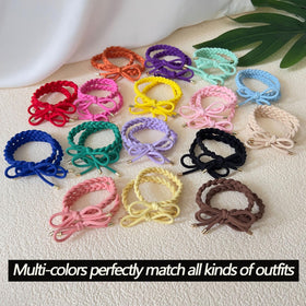 KOVOLITU hair tie in active running use providing reliable hold during exercise