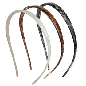 KOVOLITU front view of three headbands showing colors and fit benefit