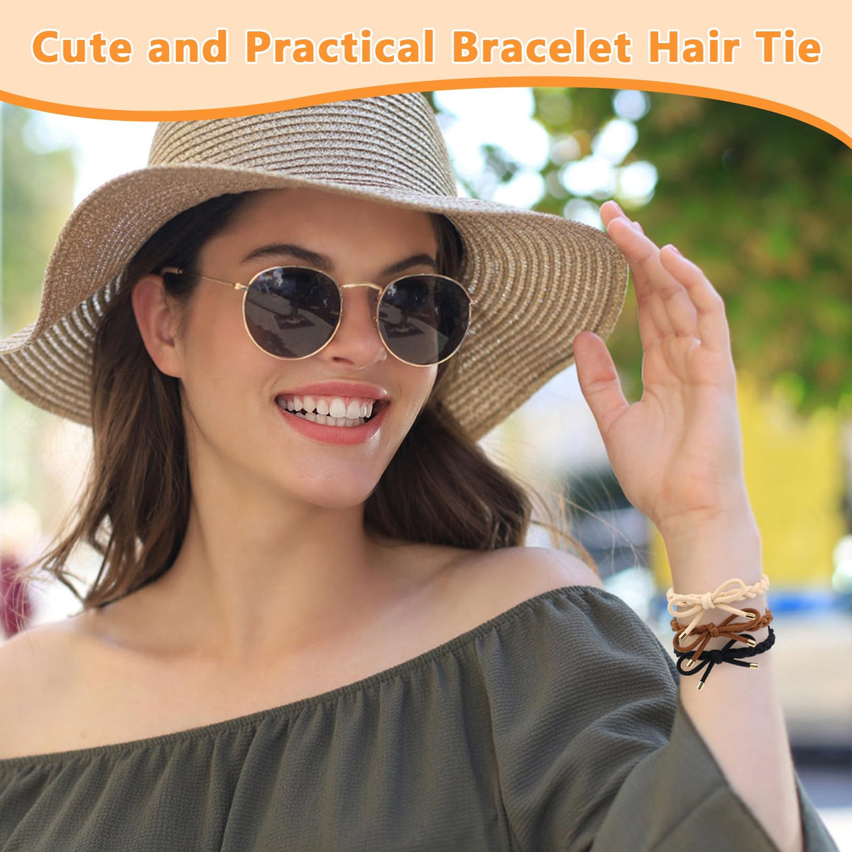 KOVOLITU in-model ponytail illustrating secure hold and comfortable wear