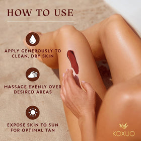 KOXUO close-up gel texture highlighting fast absorption benefit