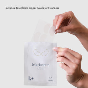 KPLUS ingredient label with hyaluronic acid and peptides benefits