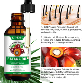 KPNEMA batana oil on fingertip applying to dry skin for added hydration