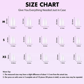 KQueenest size comparison layout of multiple tip sizes for precise fitting and comfort