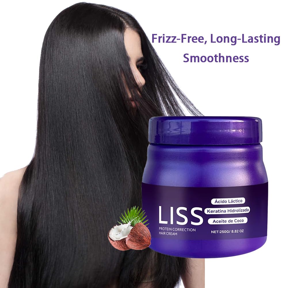 Krajiyya keratin and coconut ingredient close-up illustrating nourishing action