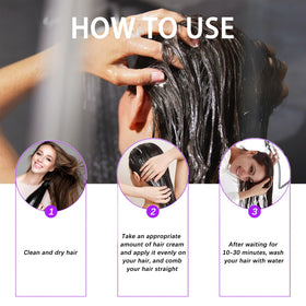 Krajiyya lifestyle shot of smooth hair showcasing polished, salon-like results