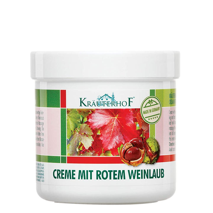Krauterhof front packaging showing 250ml tube and branding with clear product benefit