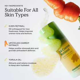 KraveBeauty packaging detail with cap and safety seal promoting freshness