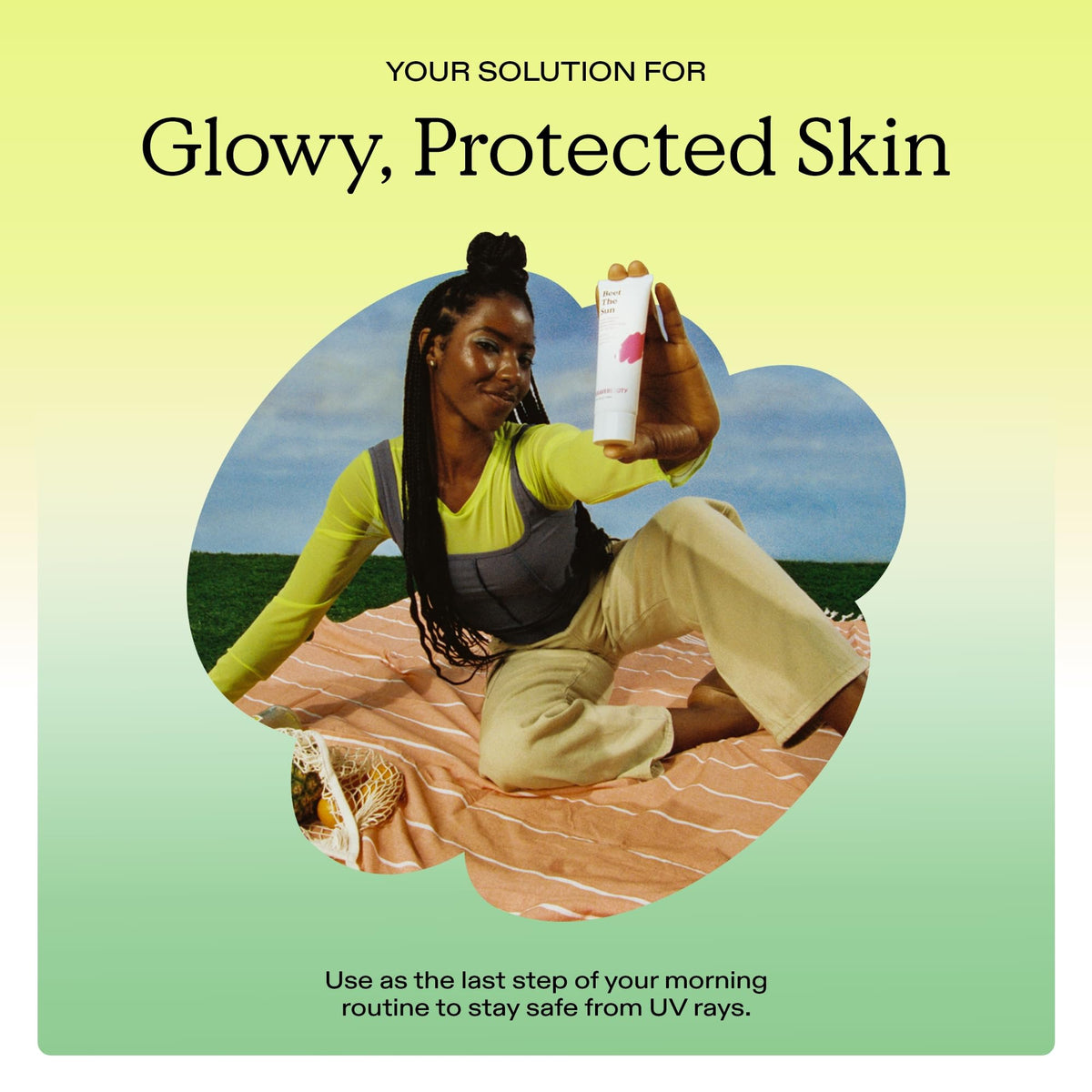 KraveBeauty tube in a travel bag illustrating portability and daily use
