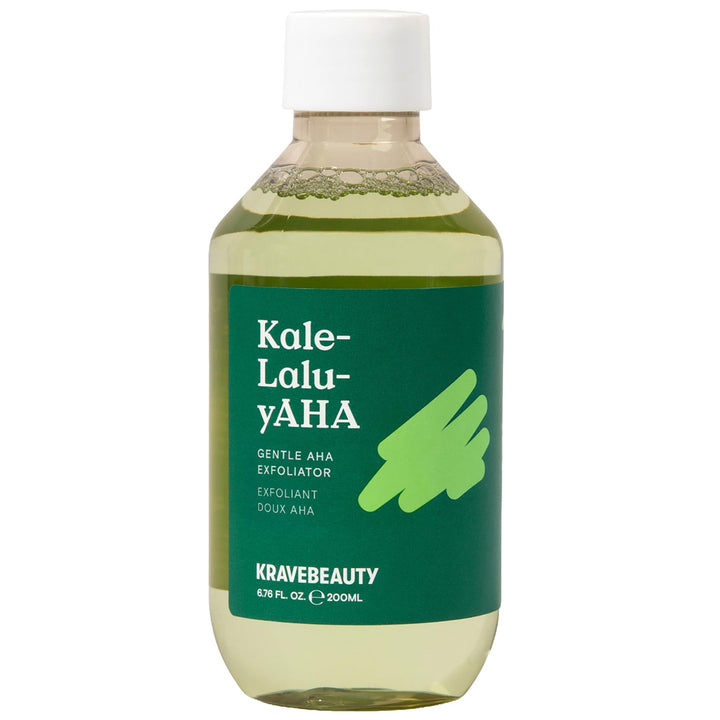 KraveBeauty bottle front view showing product and smooth texture benefit
