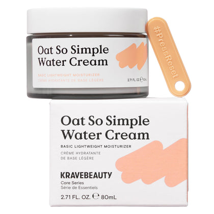 KraveBeauty front jar view showing compact 80 mL packaging and clear labeling benefit