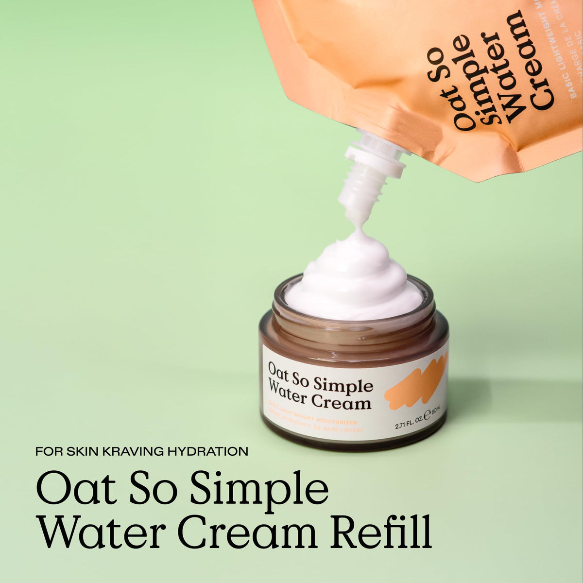 KraveBeauty cream texture close-up revealing lightweight gel-cream