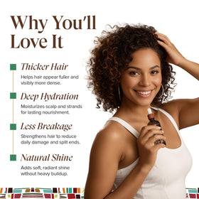 KREYÒL ESSENCE used in a hot oil hair treatment for deeper conditioning