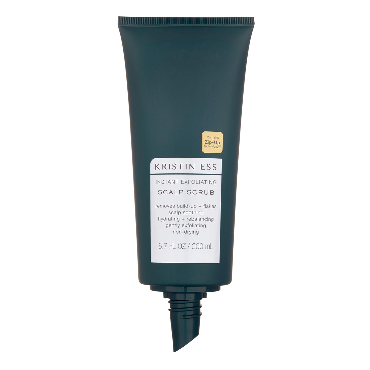 Kristin Ess after rinse clean scalp view highlighting refreshed, balanced feel
